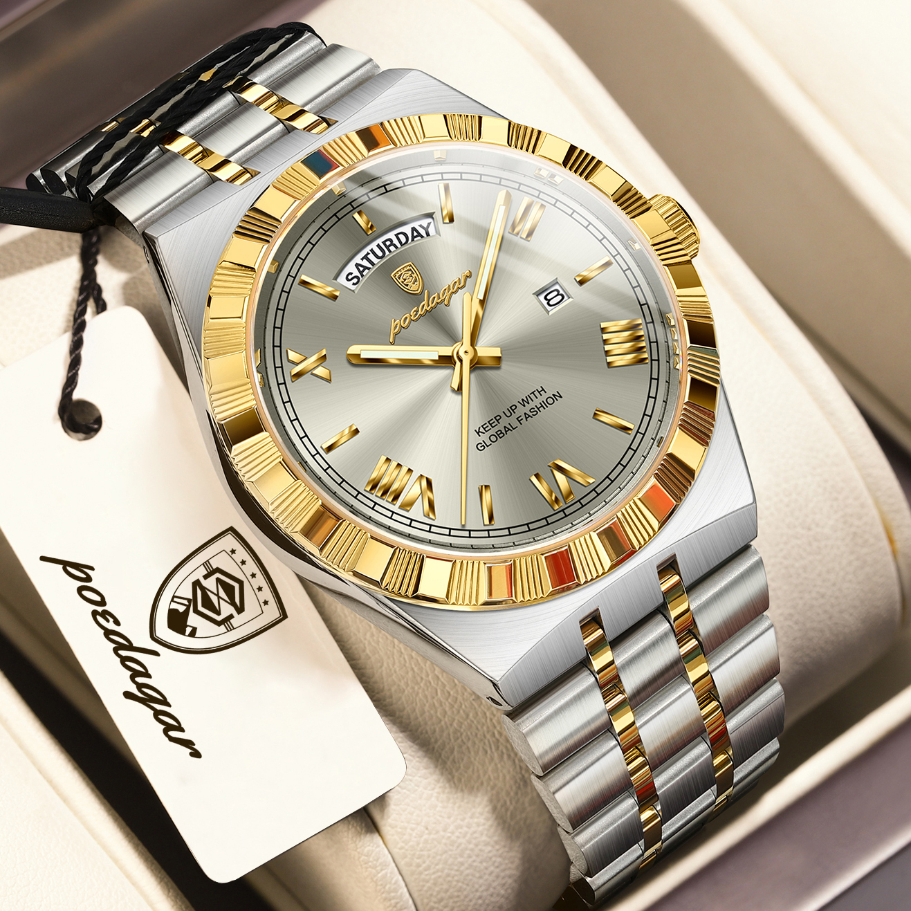 Luxury Watch Cartier - POEDAGAR Fashion Business Men's Watch Luminous