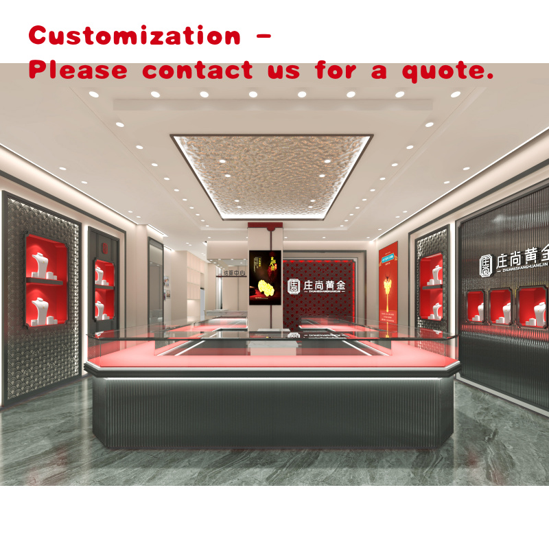 Luxury Watch Shop - custom.Shopping Mall Glass Jewelry Kiosk Luxury