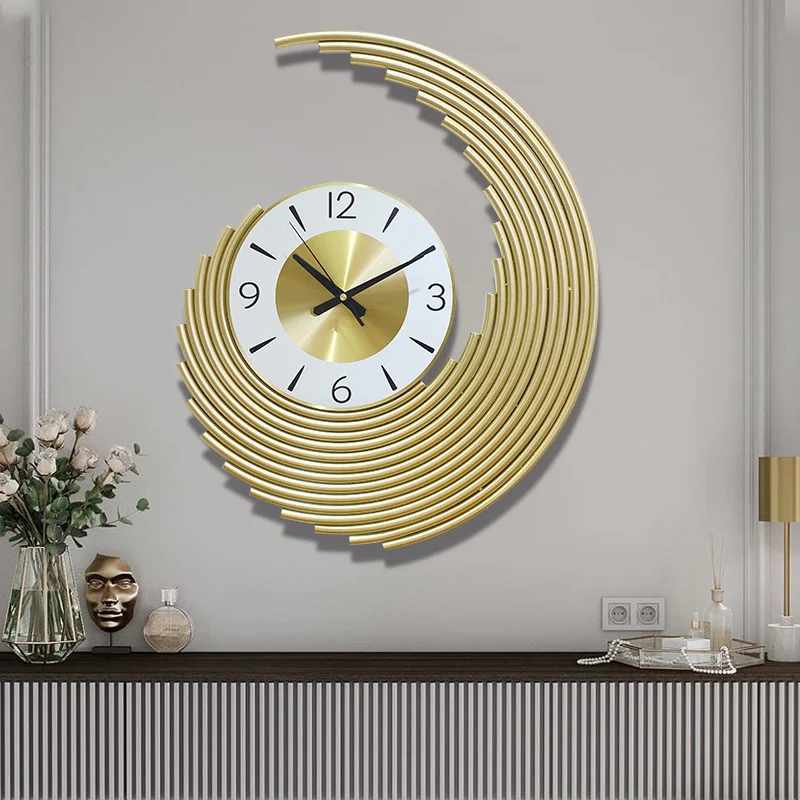 Light Luxury Metal Wall Clock  – Luxury Watch Europe recenzja i cena