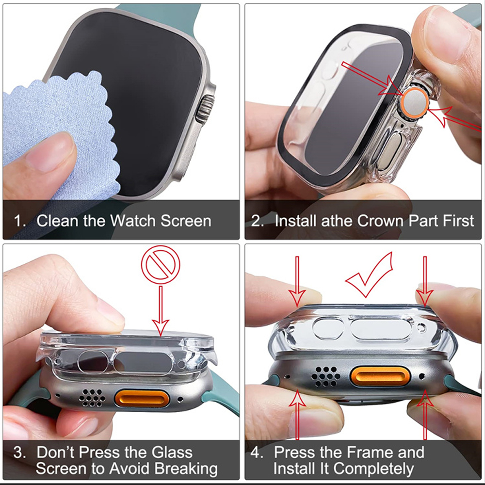 Glass+case For Apple Watch Ult – Luxury Watch Apple Bands recenzja i cena