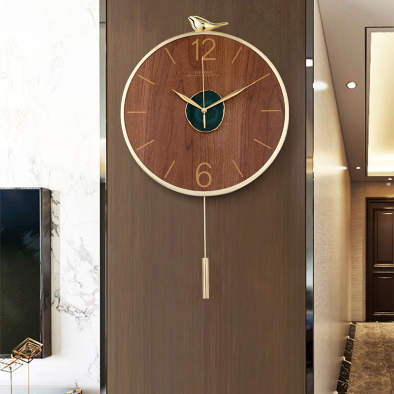 Nordic Wall Clock Metal Agate  – Luxury Watch Europe recenzja i cena