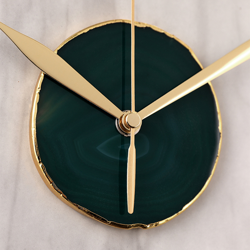 Nordic Wall Clock Metal Agate  – Luxury Watch Europe recenzja i cena