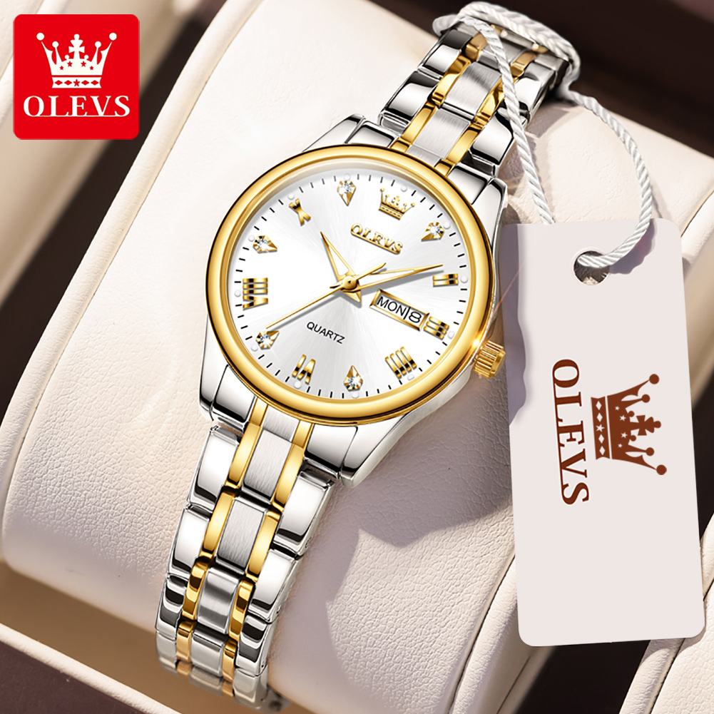 OLEVS 5563 New Fashion Women Q – Luxury Watch Green recenzja i cena