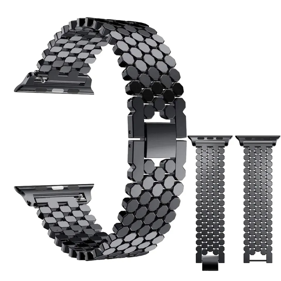 Stainless Steel Strap For Appl – Luxury Watch Apple Bands recenzja i cena