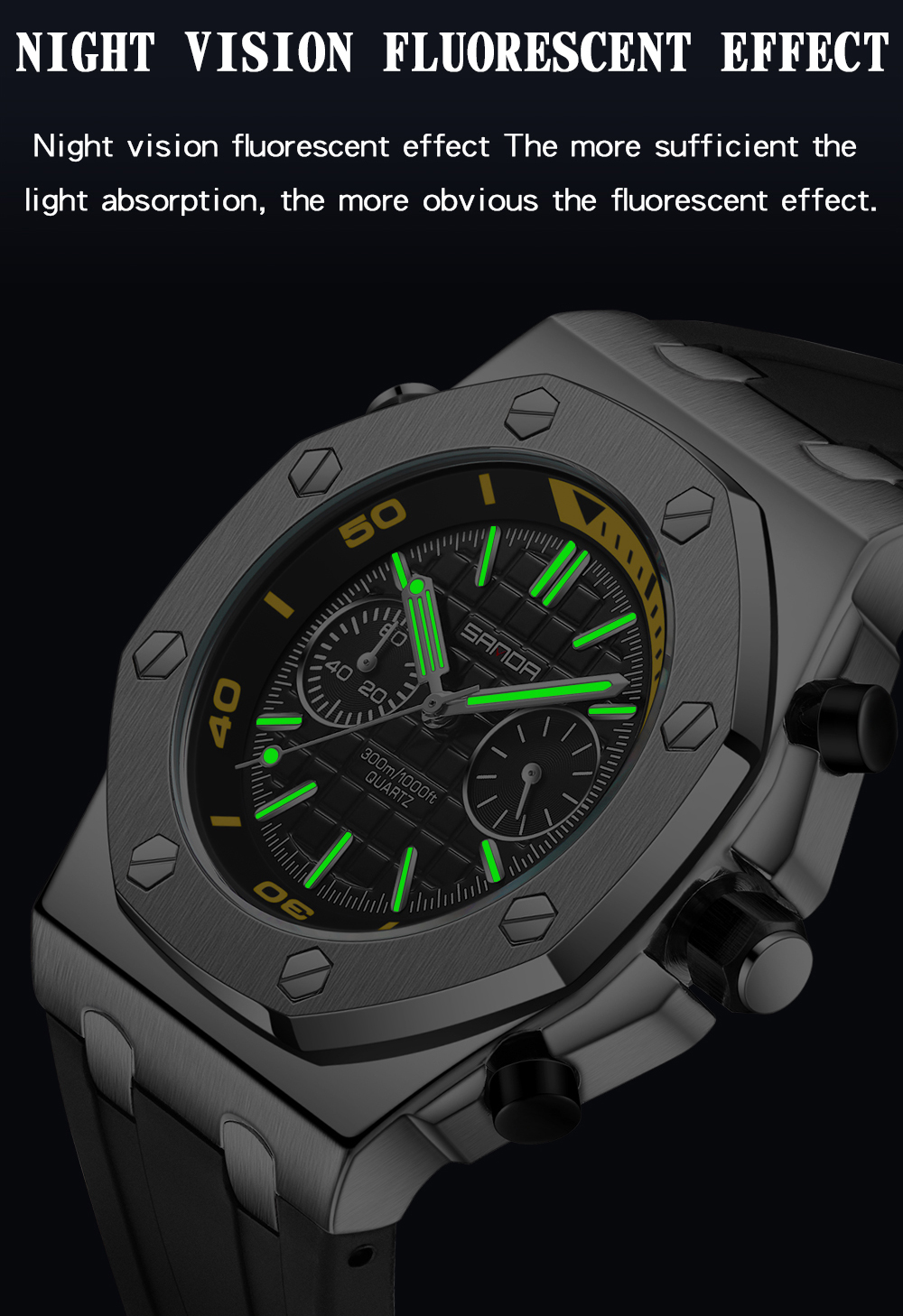 SANDA 7027 Fashion Luxury Men' – Luxury Watch Shop recenzja i cena