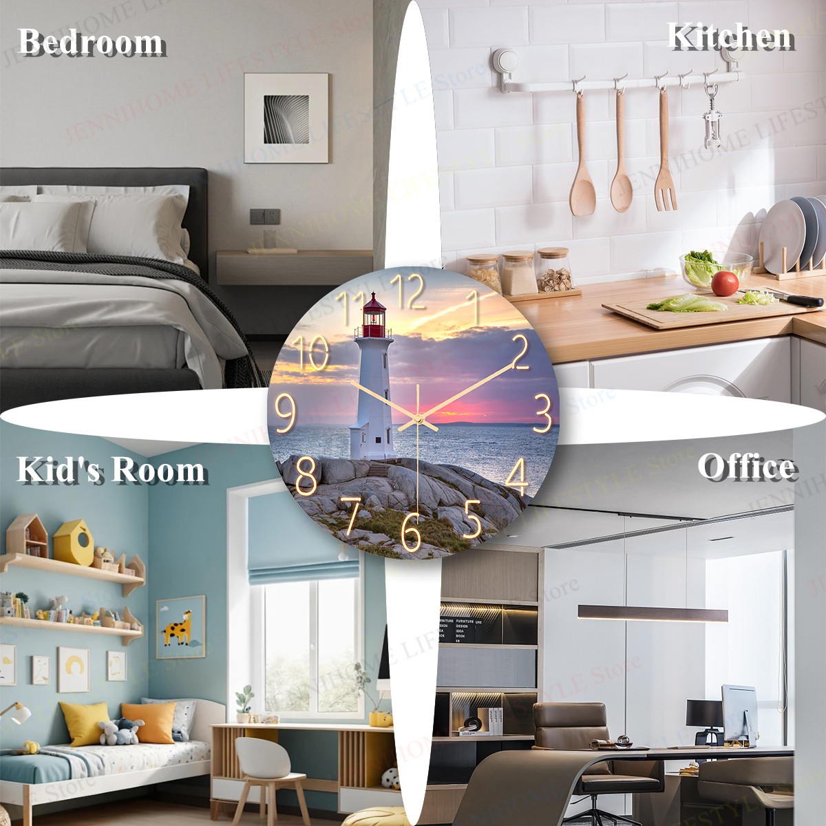 Beach Wall Clock Wall Art Cloc – Luxury Watch Europe recenzja i cena