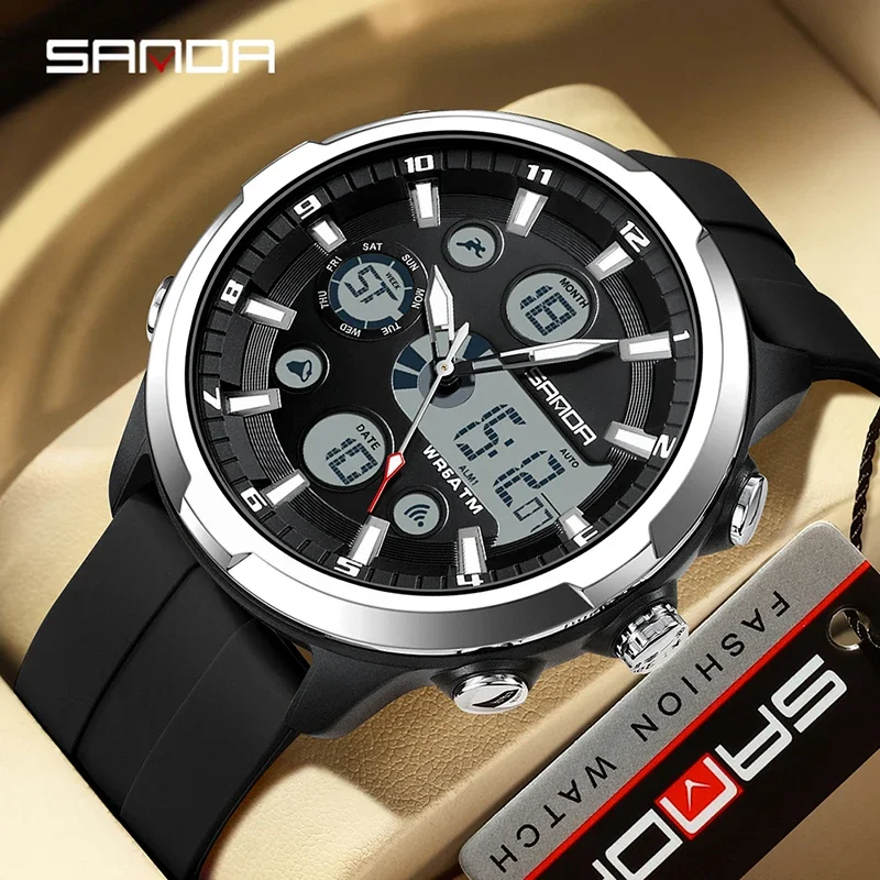 SANDA 9053  50M Waterproof Qua – Luxury Watch G Shock recenzja i cena
