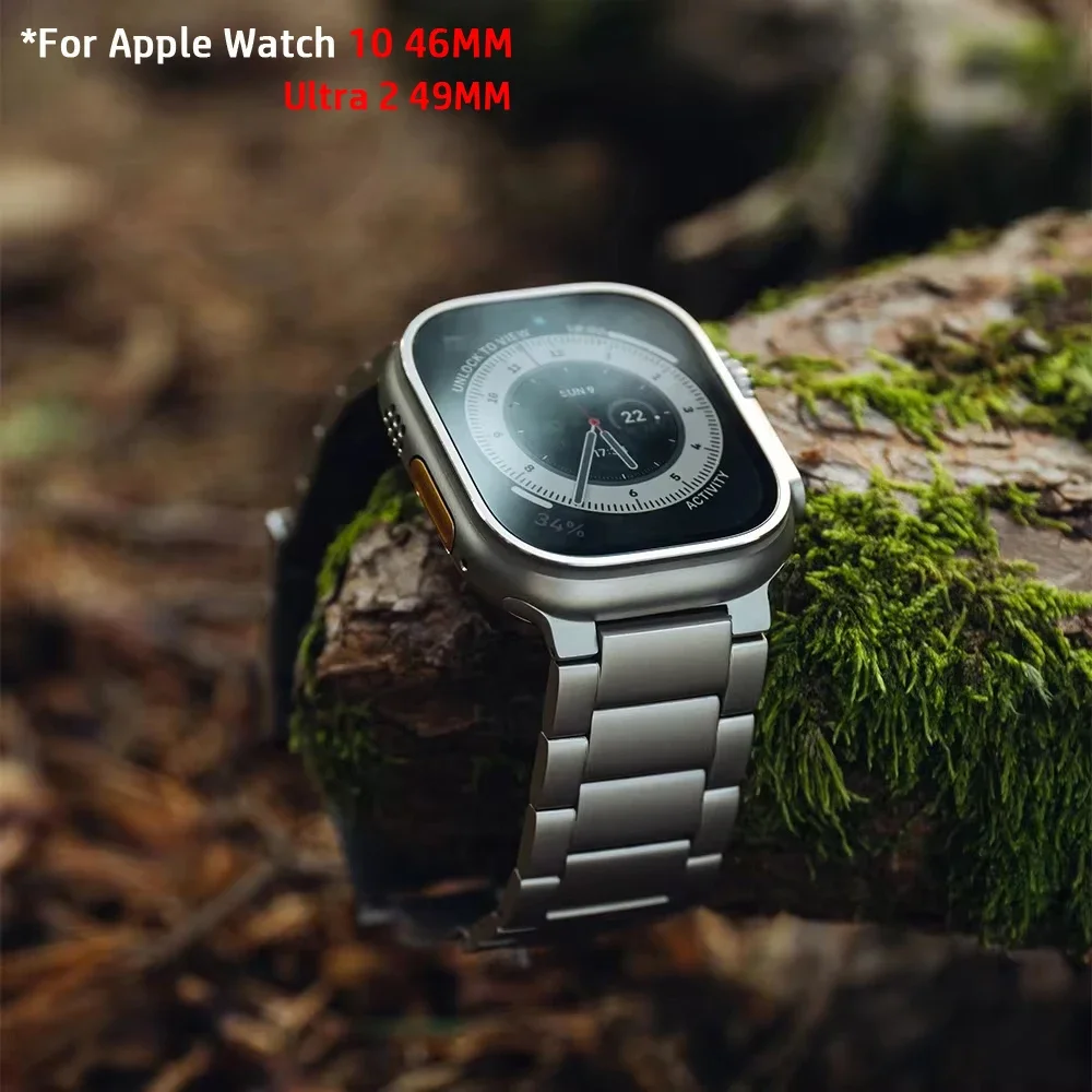 Titanium Business Men Strap fo – Luxury Watch Apple Bands recenzja i cena