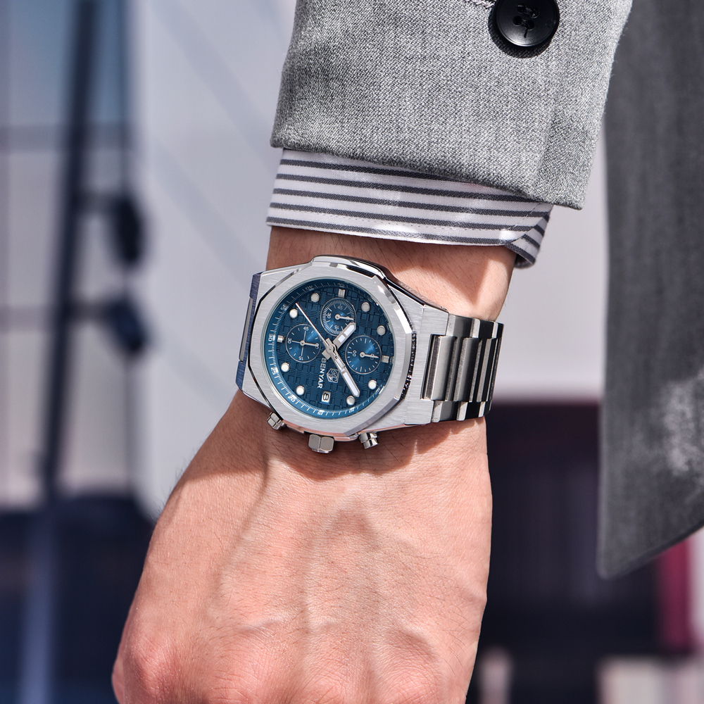 2025 New BENYAR Men's Watches  – Luxury Watch Wallpaper recenzja i cena