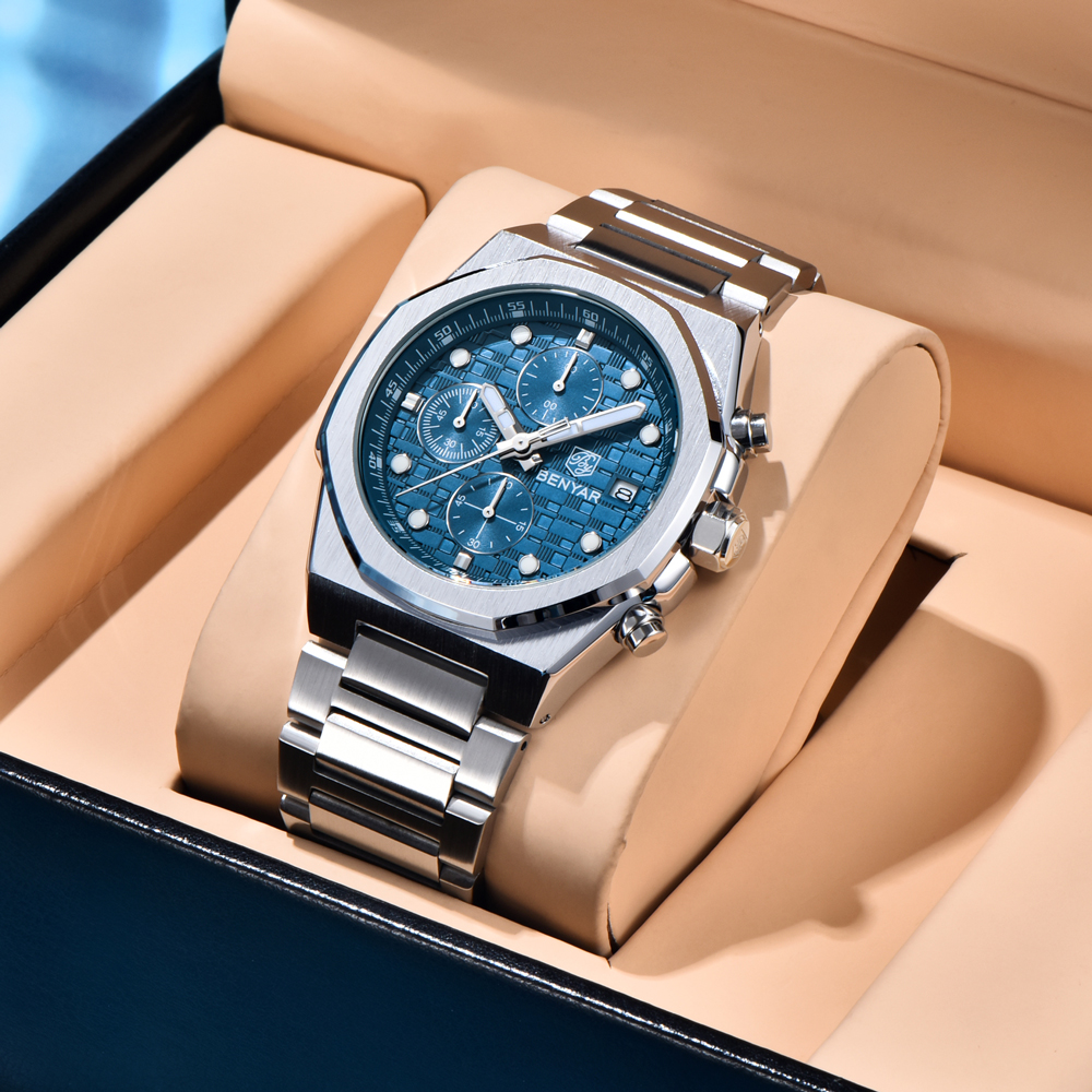 2025 New BENYAR Men's Watches  – Luxury Watch Wallpaper recenzja i cena
