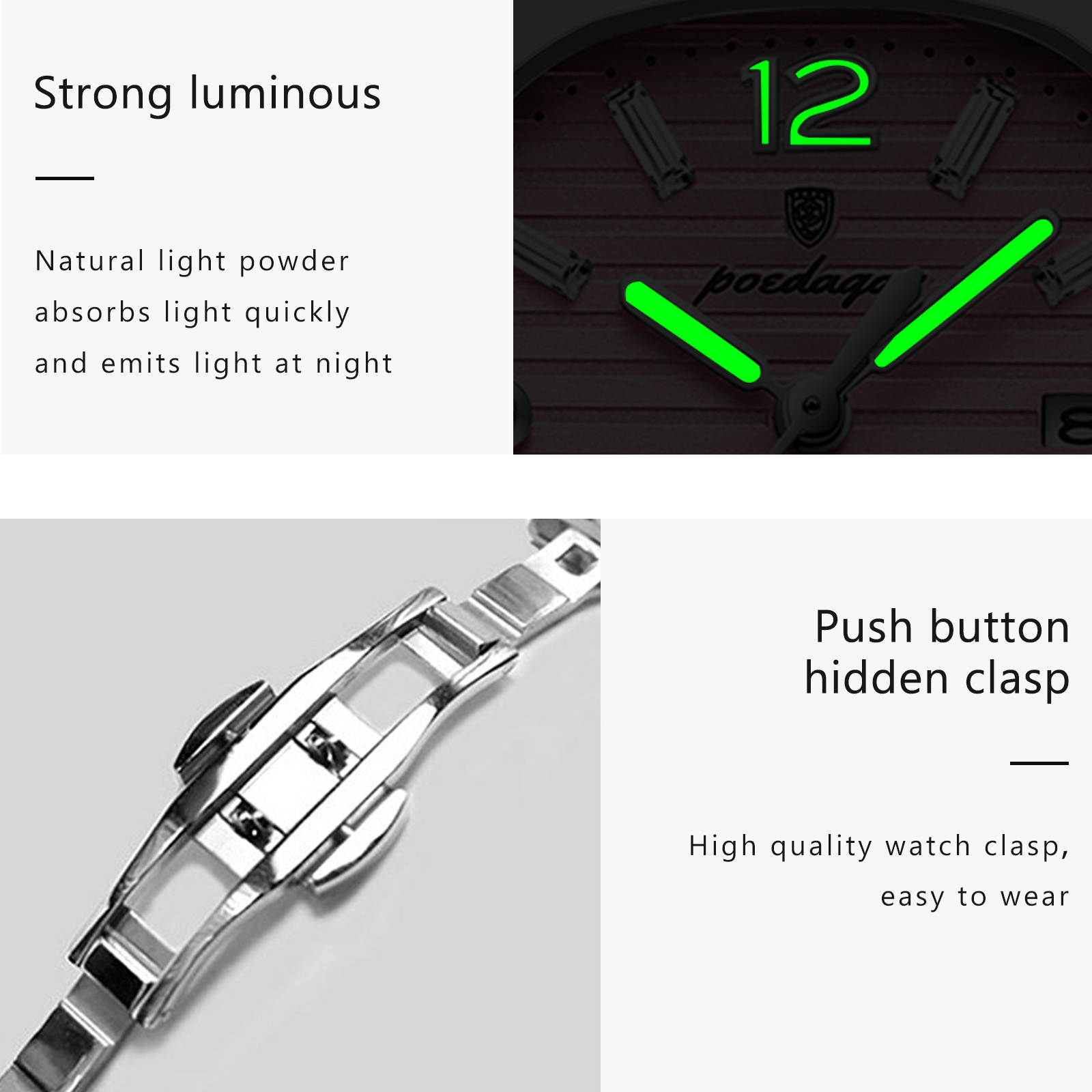 POEDAGAR Square Fashion Woman  – Luxury Watch Cartier recenzja i cena