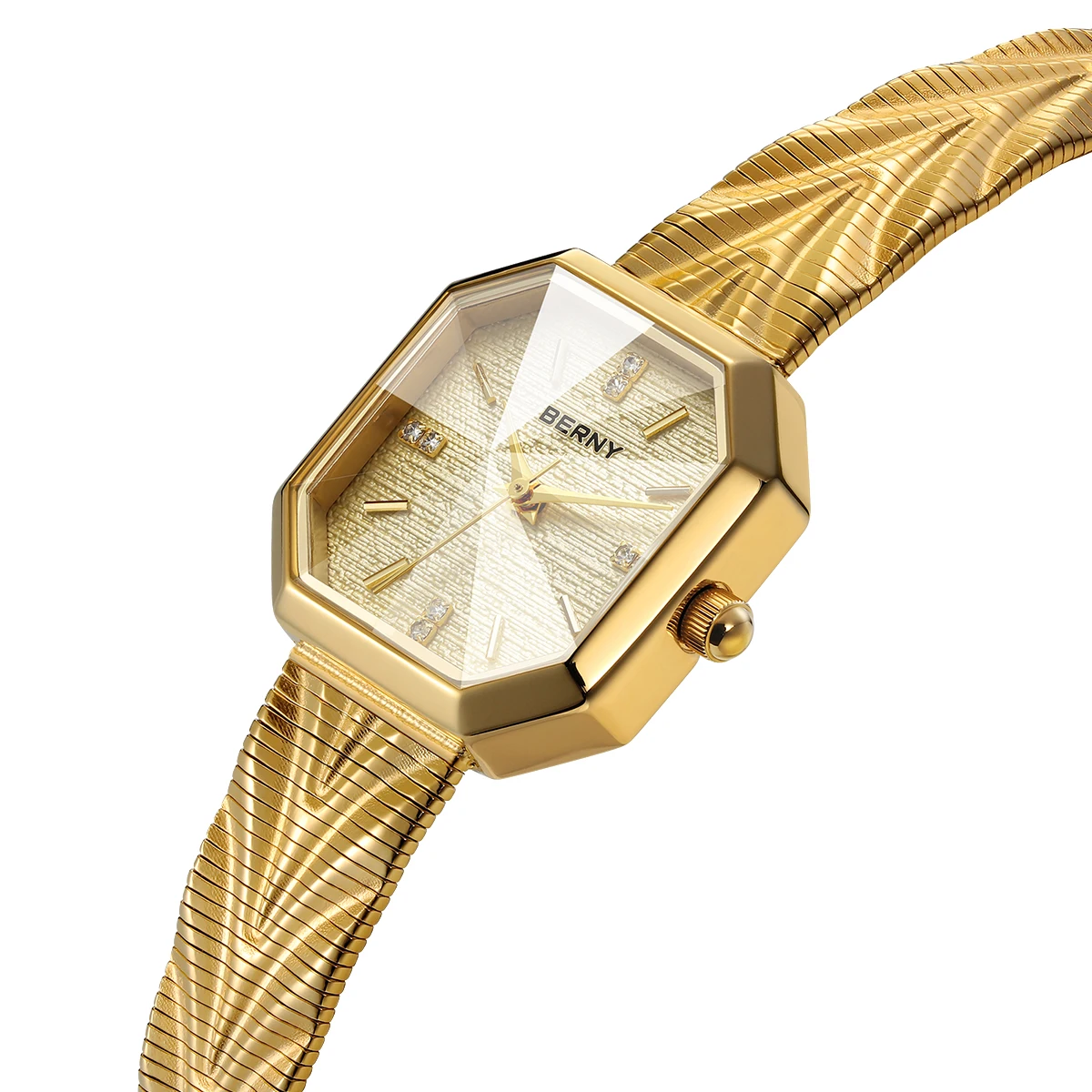 BERNY Gold Watch for Women Gri – Luxury Watch Cartier recenzja i cena