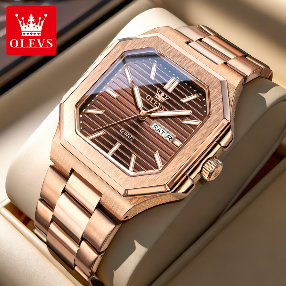 OLEVS Brand Original Square Qu – Luxury Watch Cartier recenzja i cena