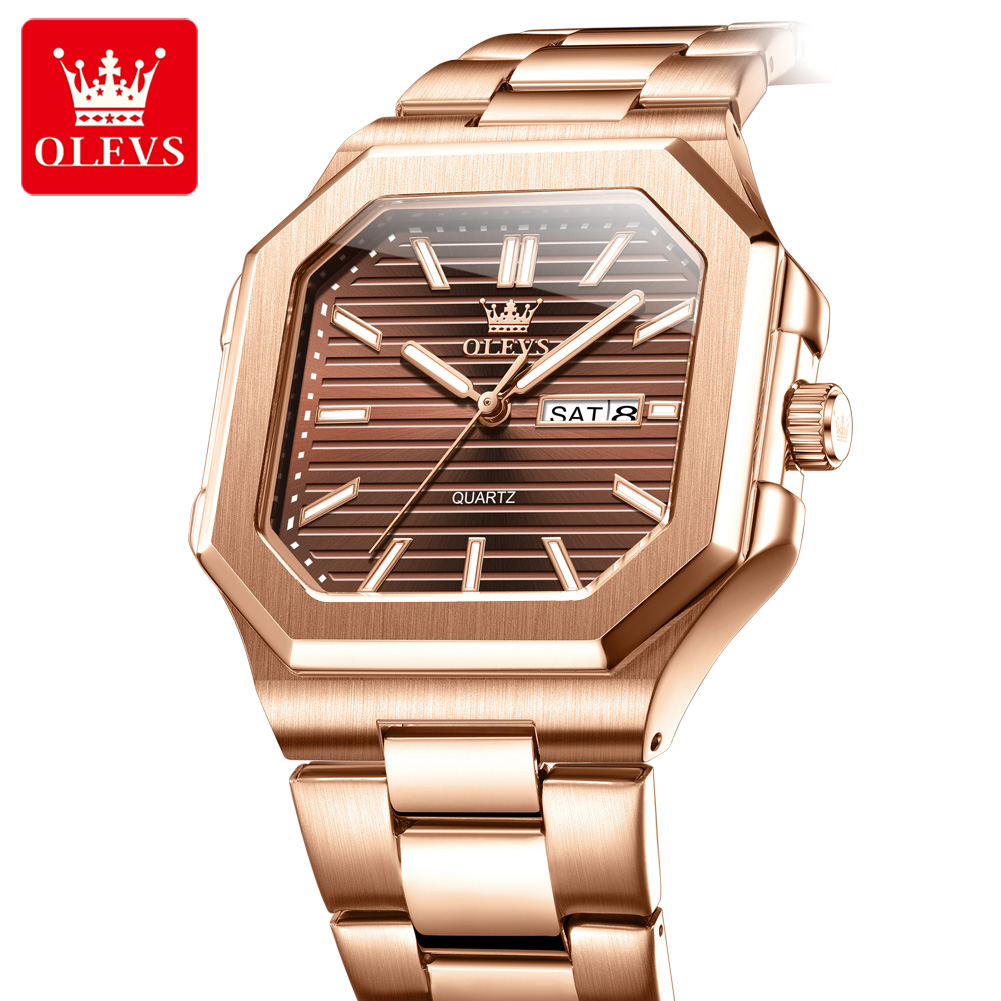 OLEVS Brand Original Square Qu – Luxury Watch Cartier recenzja i cena