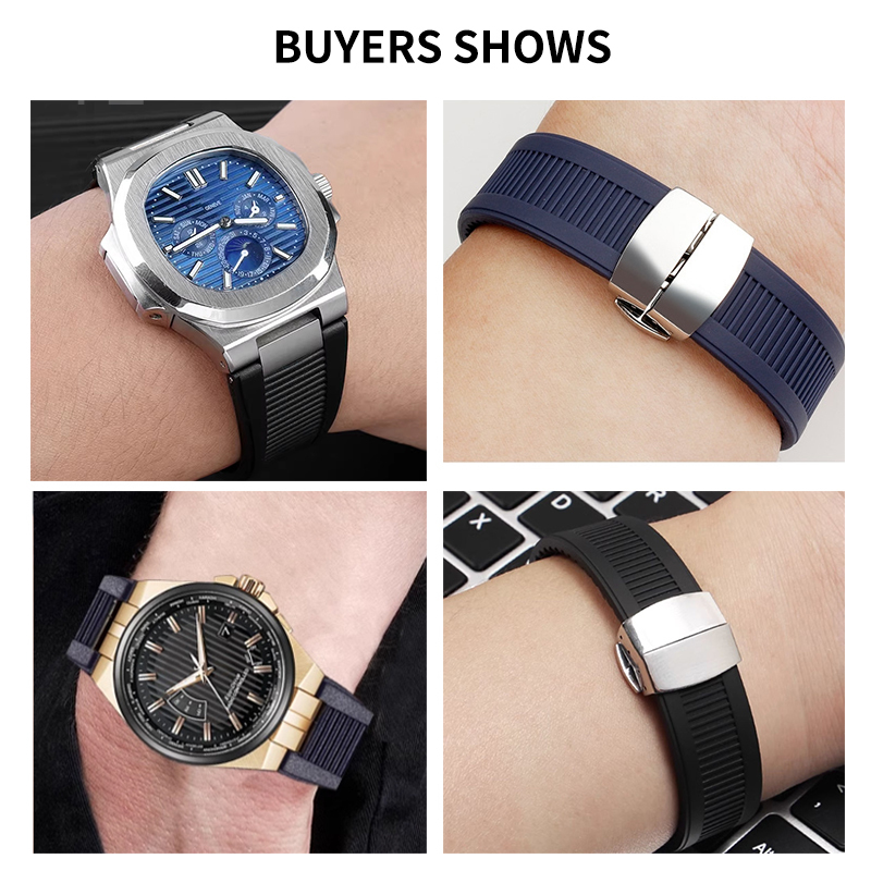Luxury Silicone Watch Strap fo – Luxury Watch Patek Philippe recenzja i cena