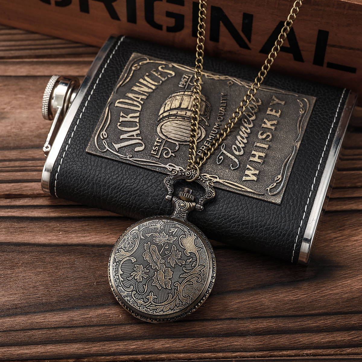 Vintage Bronze Pocket Watch, R – Bronze Case Watch recenzja i cena