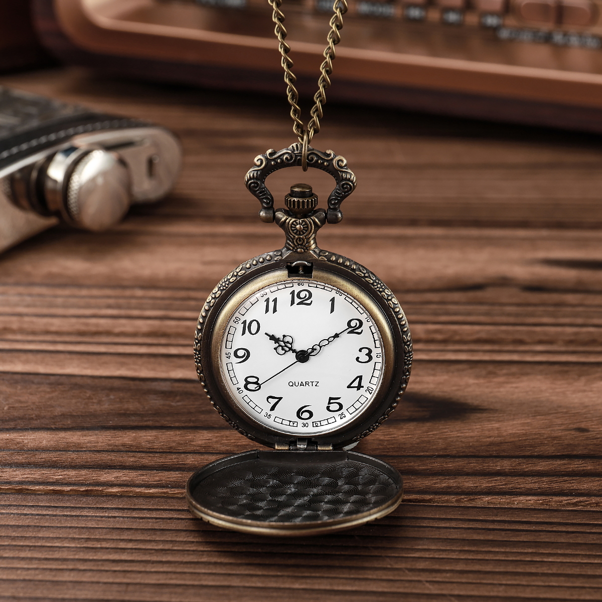 Vintage Bronze Pocket Watch, R – Bronze Case Watch recenzja i cena