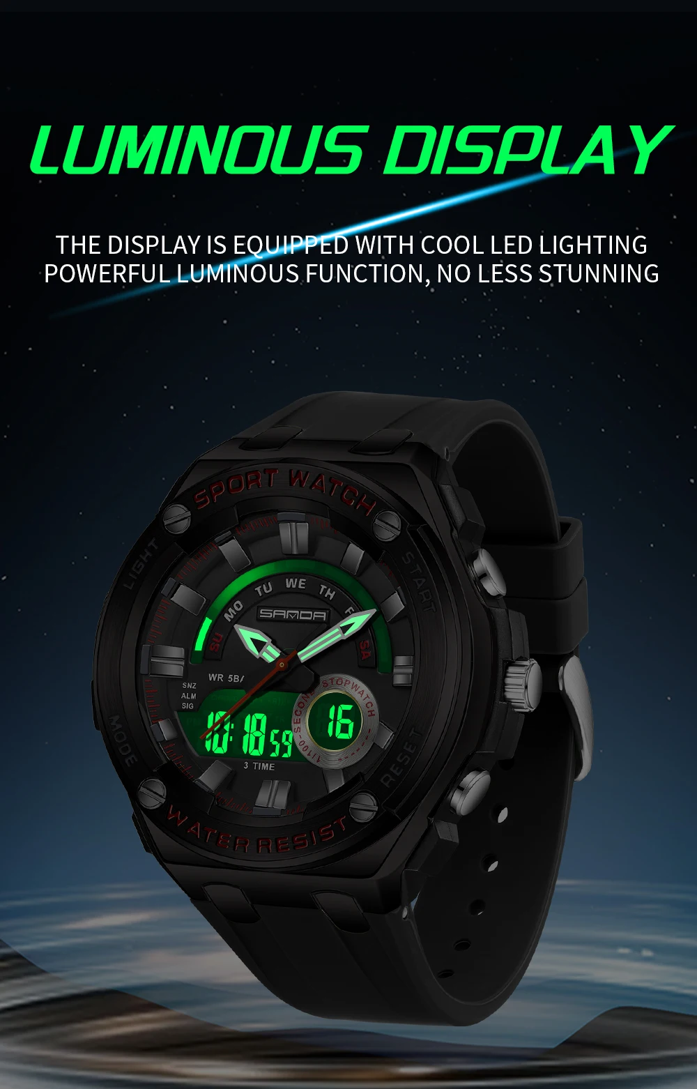 SANDA New Hot Selling Men's El – Luxury Watch Shop recenzja i cena