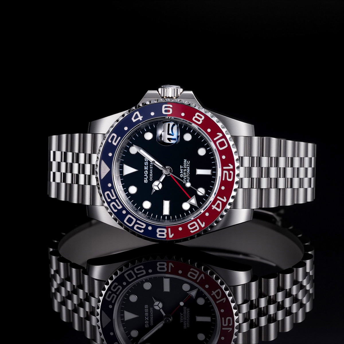 Sugess GMT Diving Watch of Men – Luxury Watch Cartier recenzja i cena