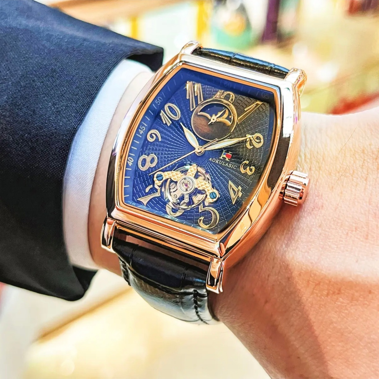 Luxury Business Barrel-Shaped  – Luxury Watch Europe recenzja i cena
