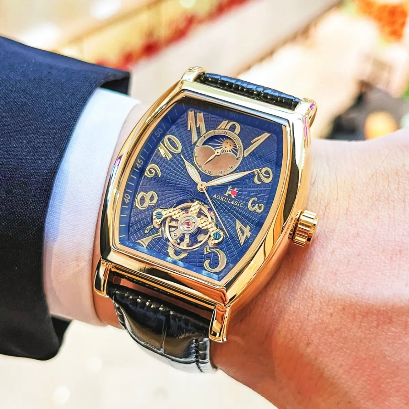 Luxury Business Barrel-Shaped  – Luxury Watch Europe recenzja i cena