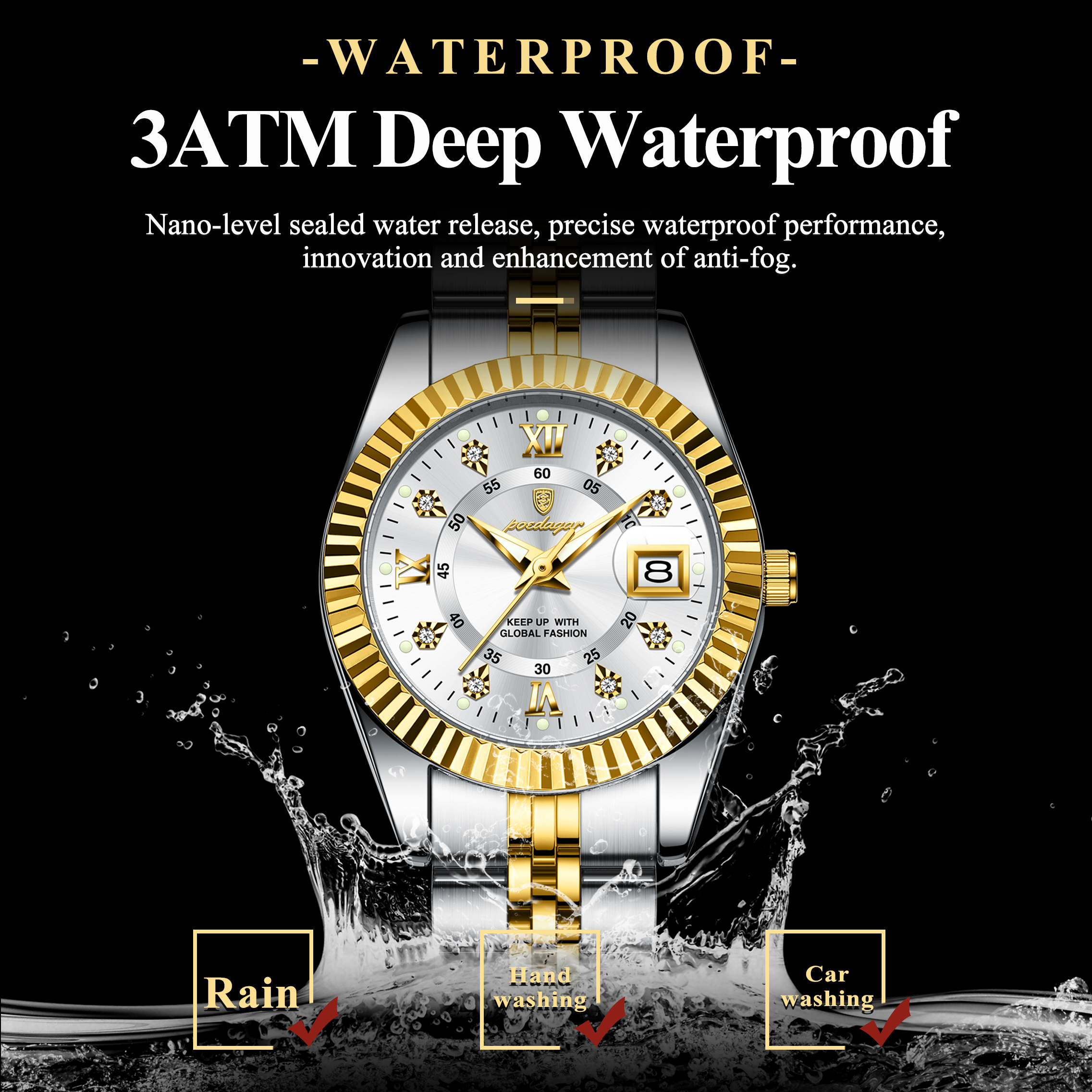 POEDAGAR Luxury Women's Watche – Luxury Watch Cartier recenzja i cena
