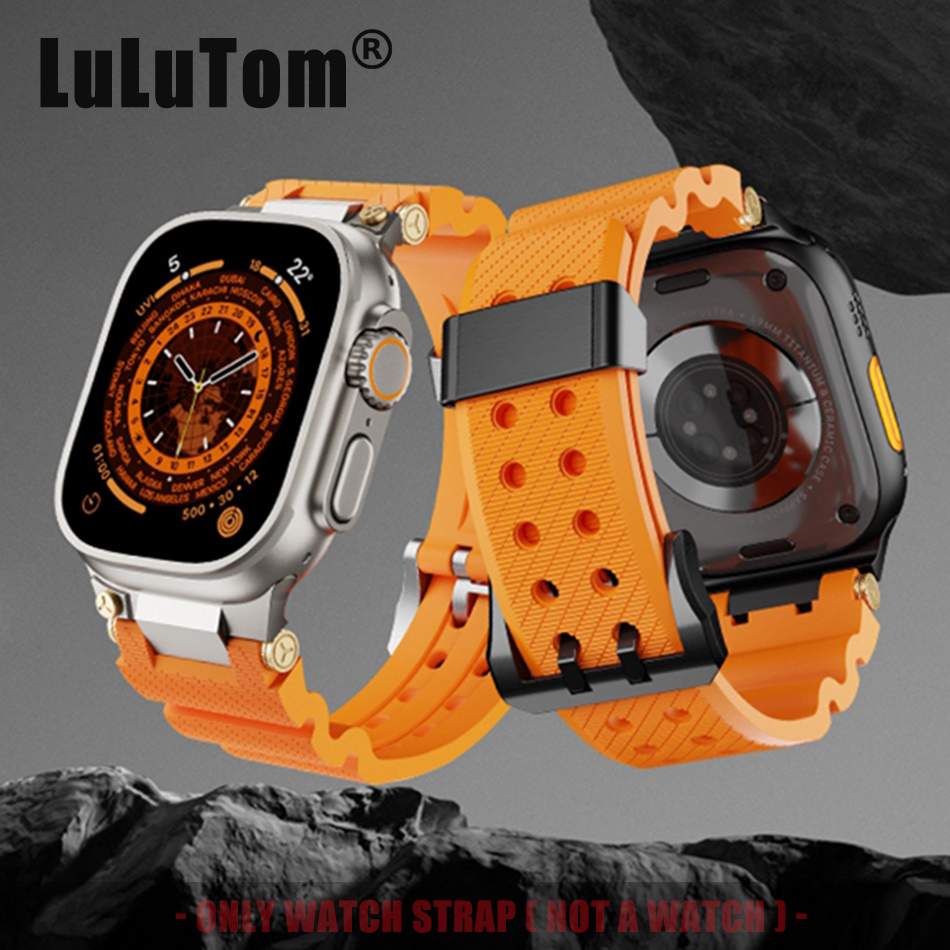 Luxury Silicone Rubber Band fo – Luxury Watch Apple Bands recenzja i cena