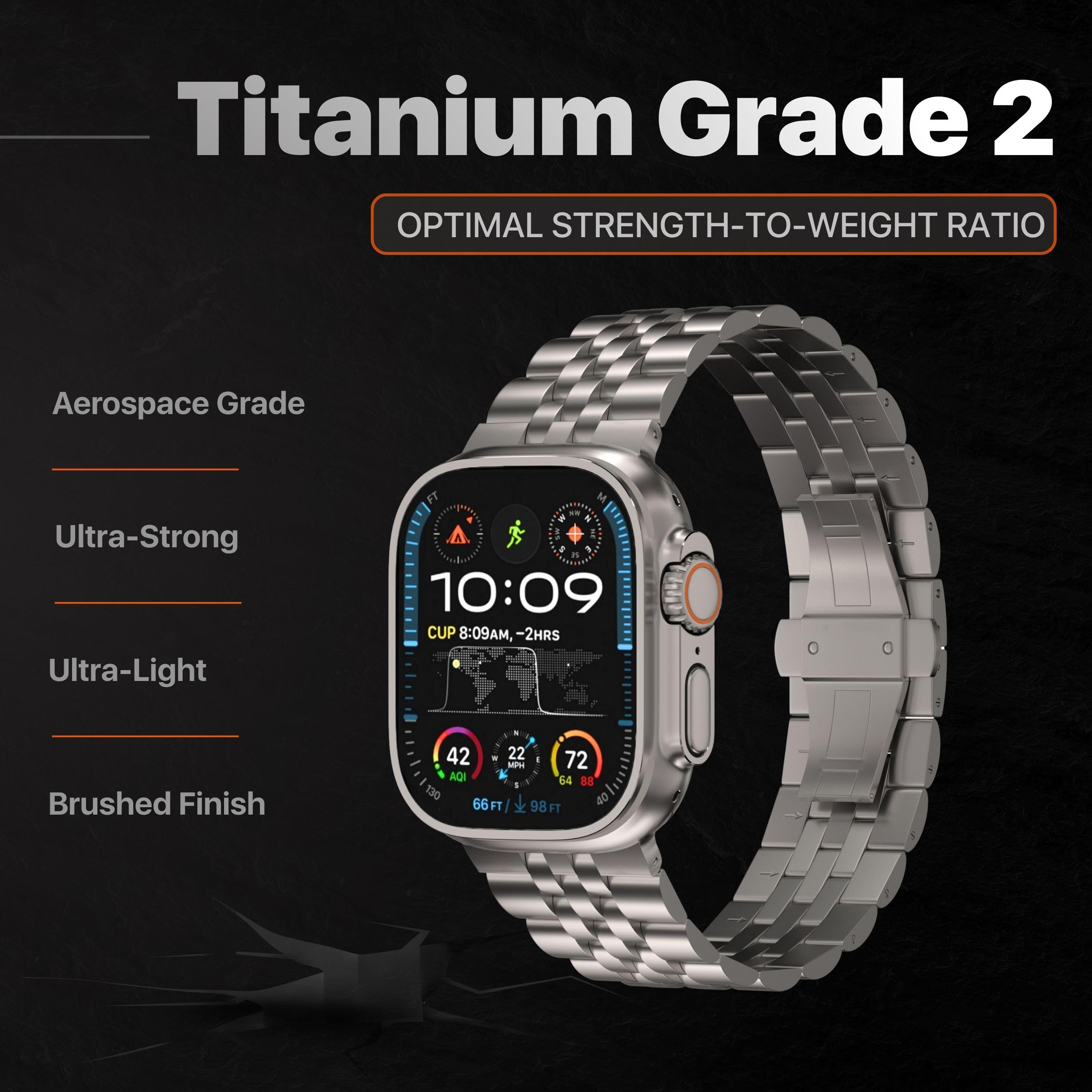 Luxury Titanium Strap for Appl – Luxury Watch Apple Bands recenzja i cena