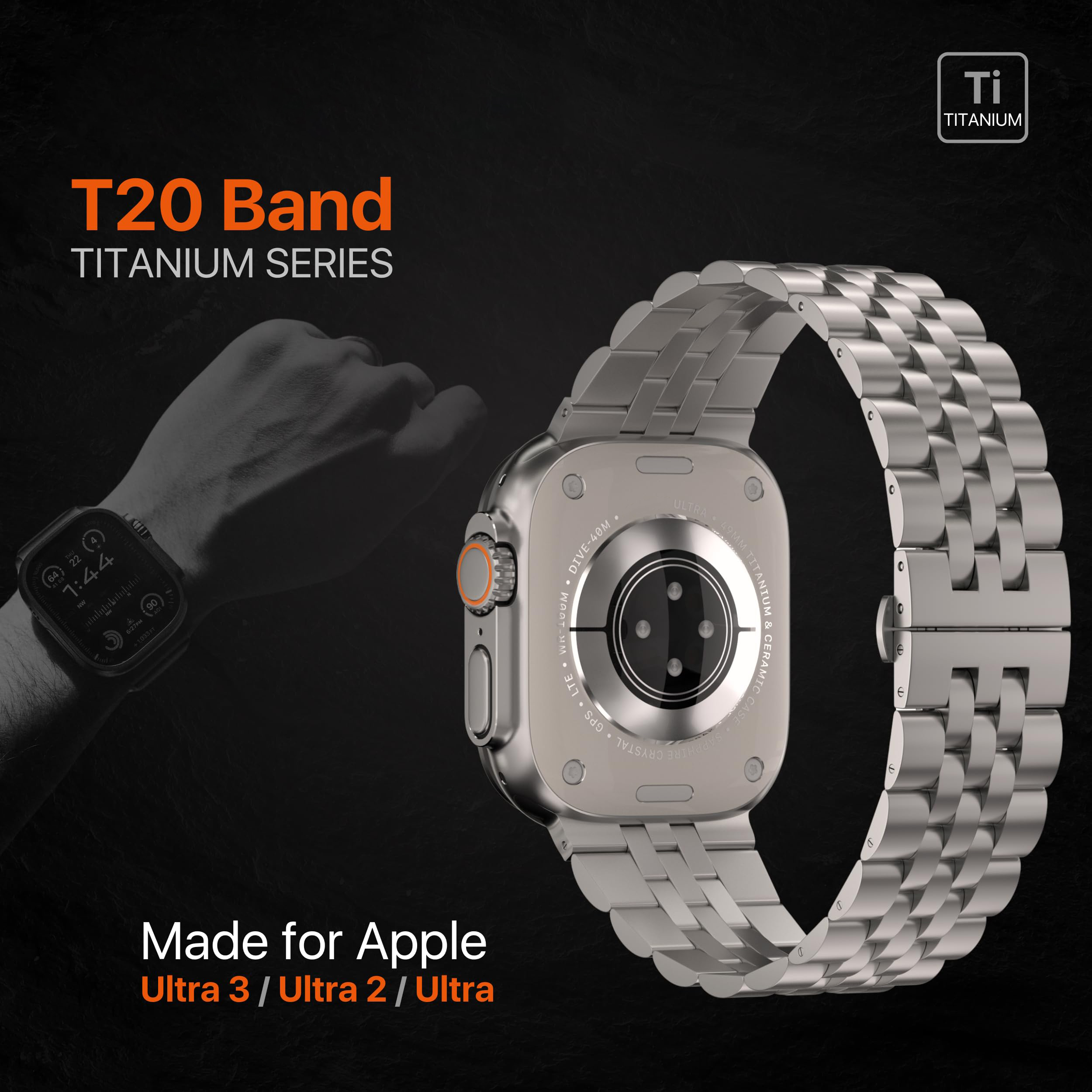 Luxury Titanium Strap for Appl – Luxury Watch Apple Bands recenzja i cena
