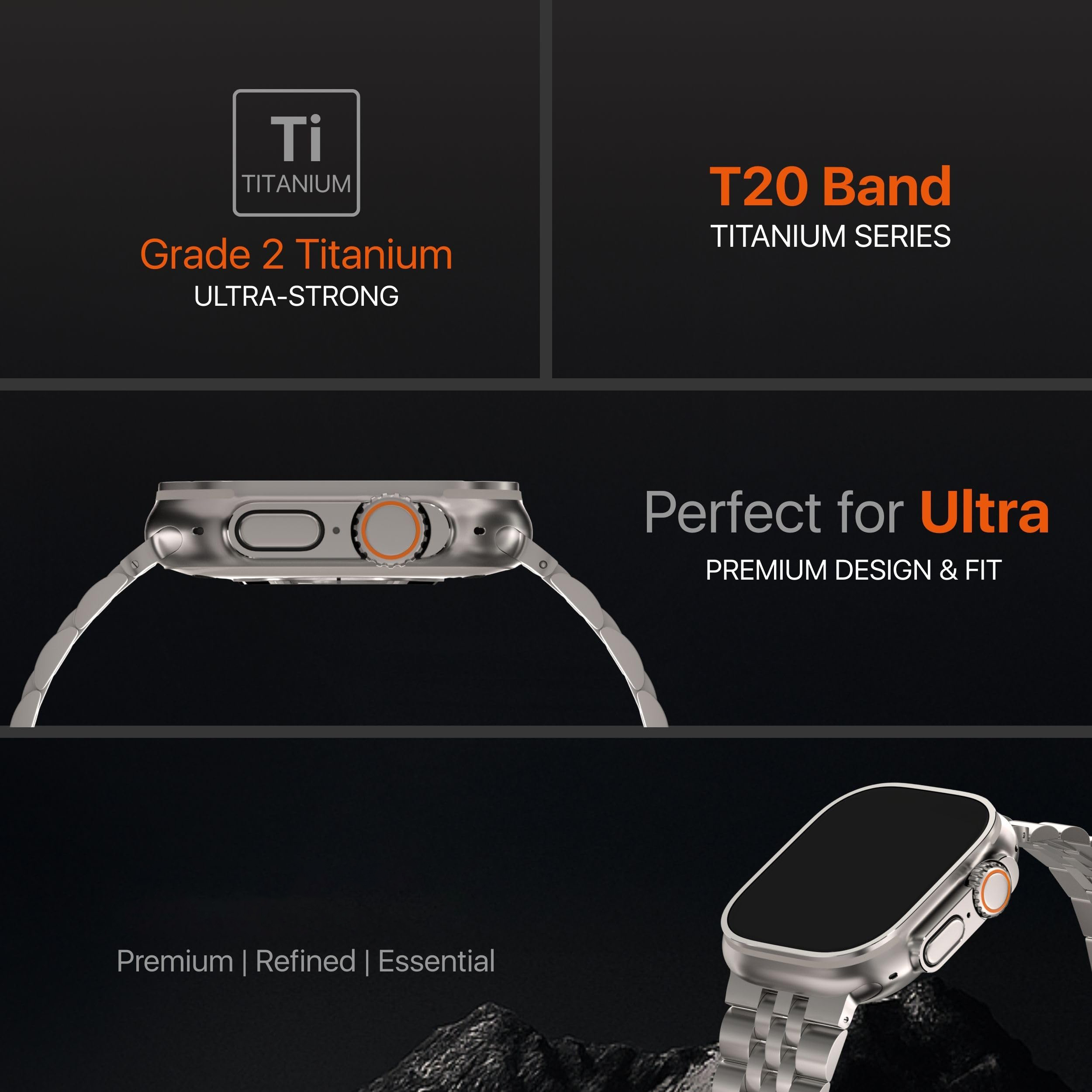 Luxury Titanium Strap for Appl – Luxury Watch Apple Bands recenzja i cena