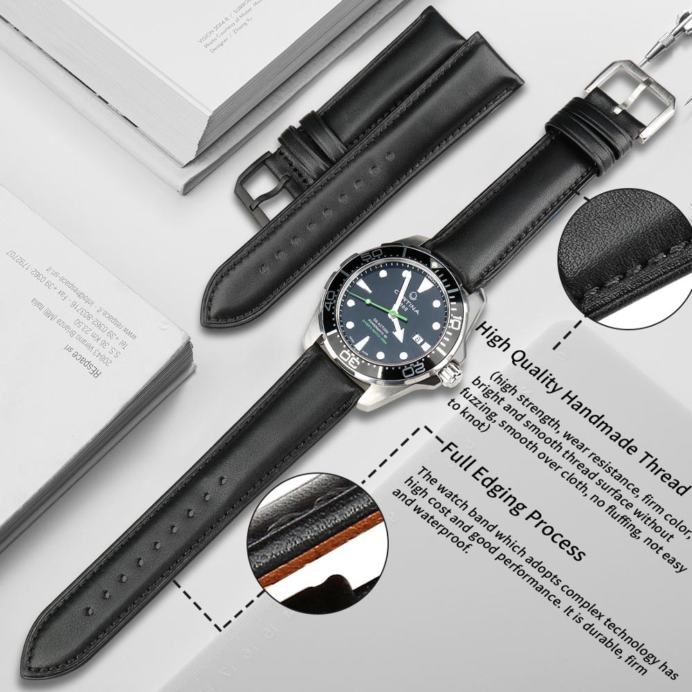 MAIKES Luxury Genuine Leather  – Luxury Watch Longines recenzja i cena