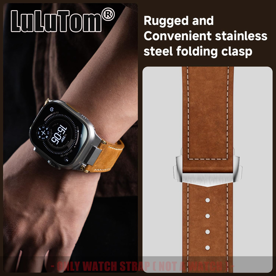 Man Leather Band for Apple Wat – Luxury Watch Apple Bands recenzja i cena