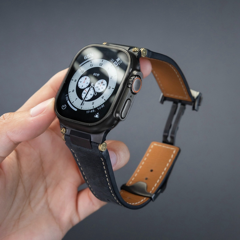 Man Leather Band for Apple Wat – Luxury Watch Apple Bands recenzja i cena