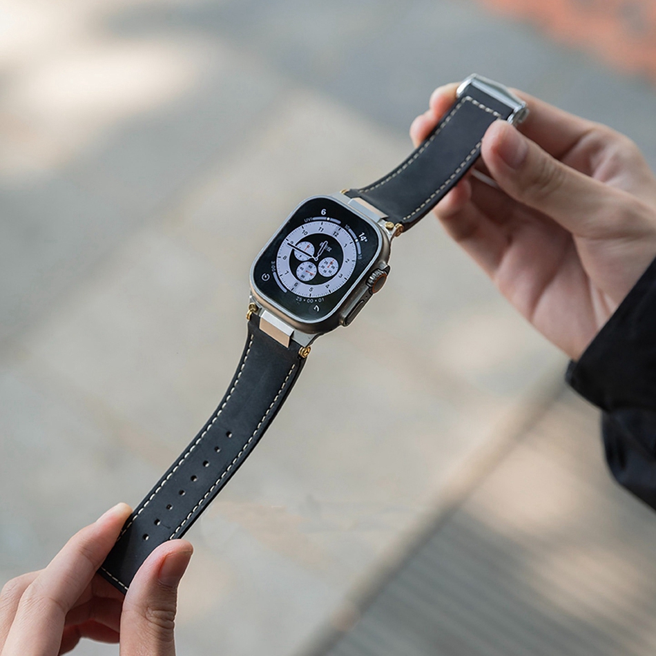 Man Leather Band for Apple Wat – Luxury Watch Apple Bands recenzja i cena