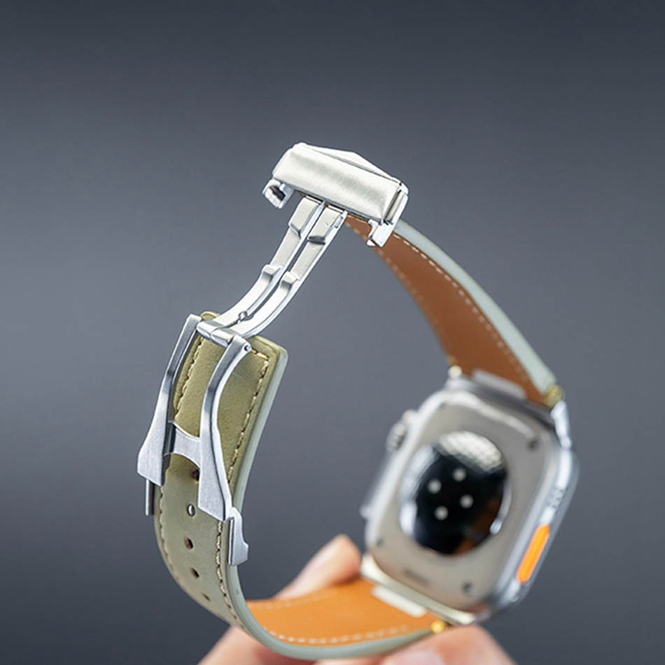 Man Leather Band for Apple Wat – Luxury Watch Apple Bands recenzja i cena