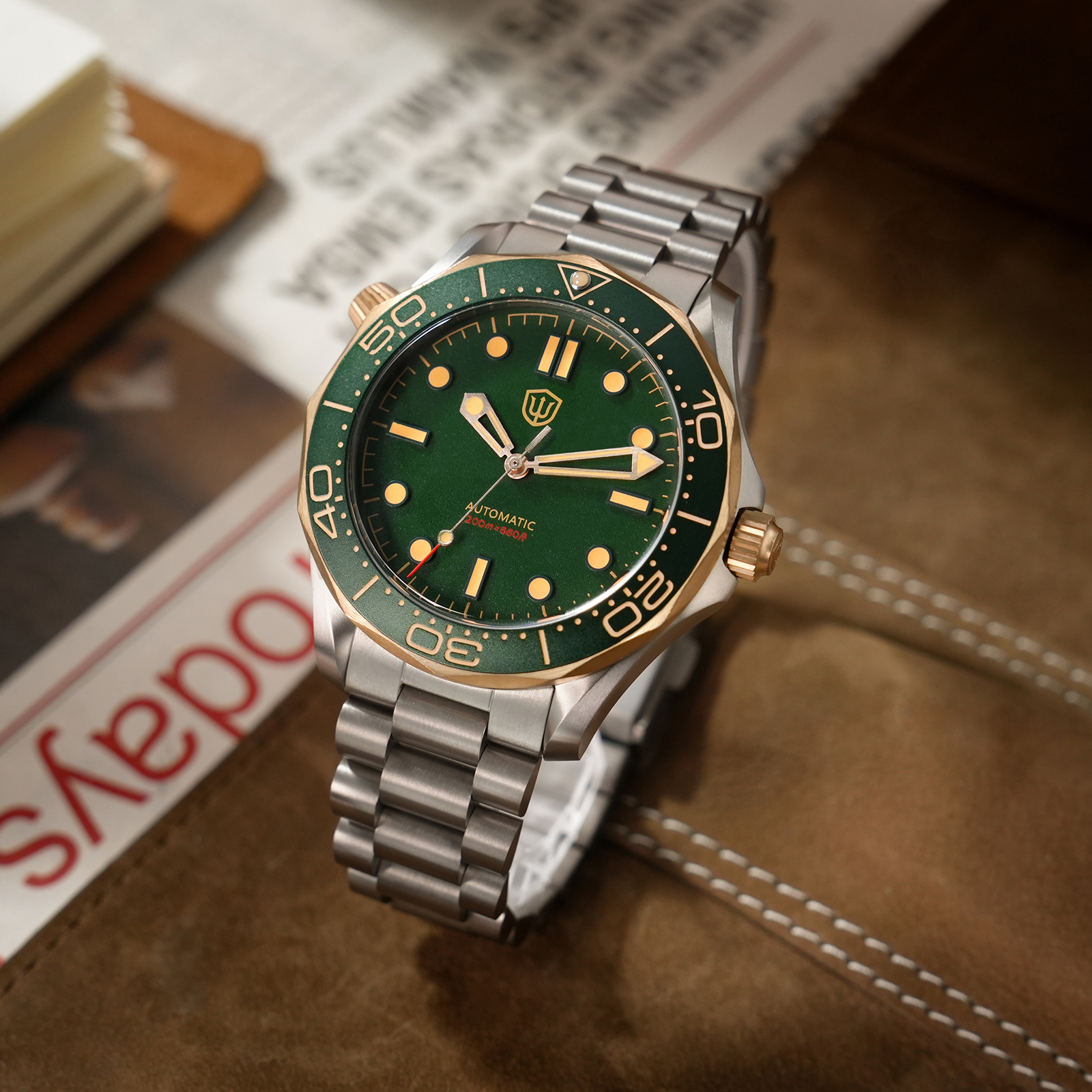 Watchdives WD007 V4 42Mm Titan – Luxury Watch Green recenzja i cena