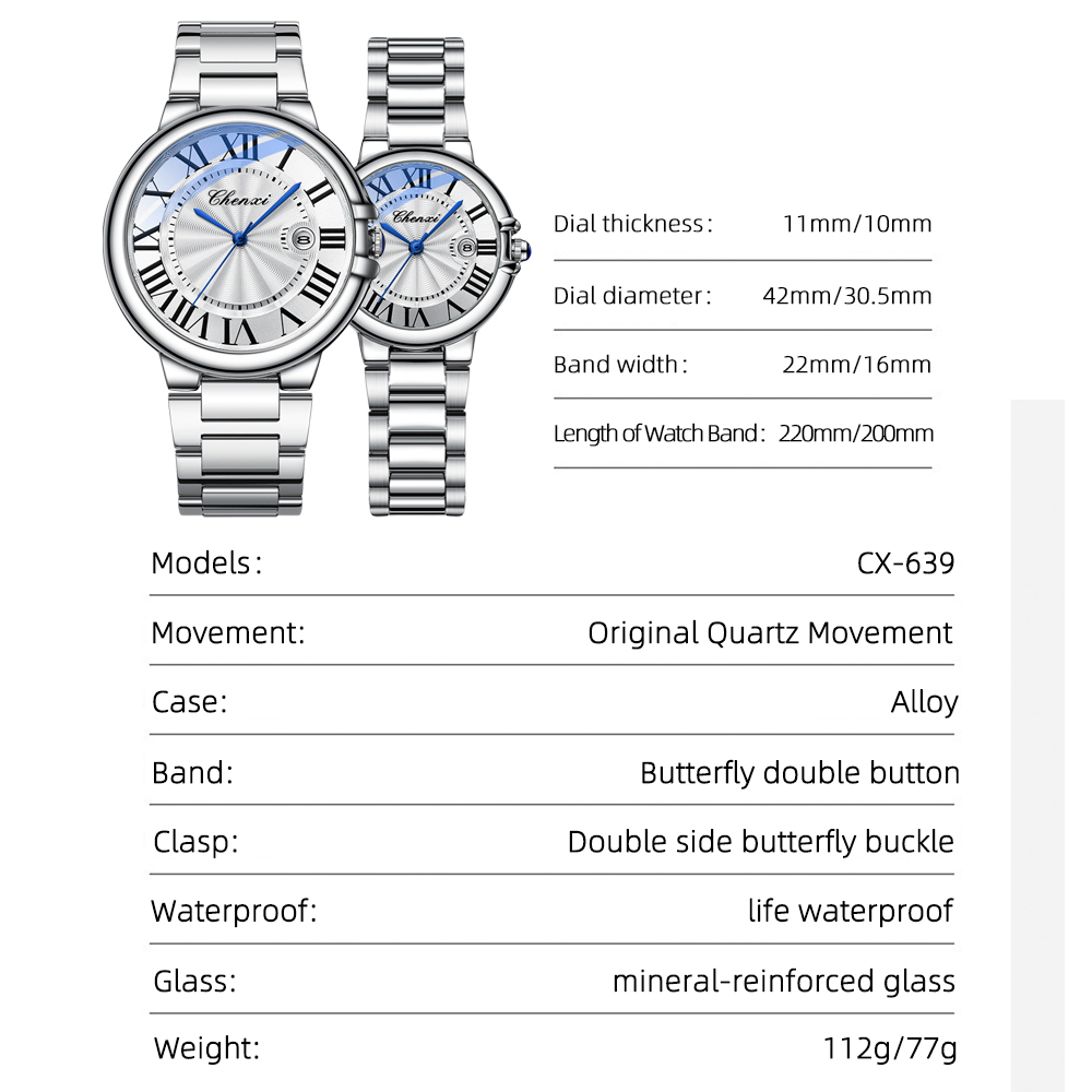 CHENXI Couple Luxury Quartz Wr – Luxury Watch Wallpaper recenzja i cena