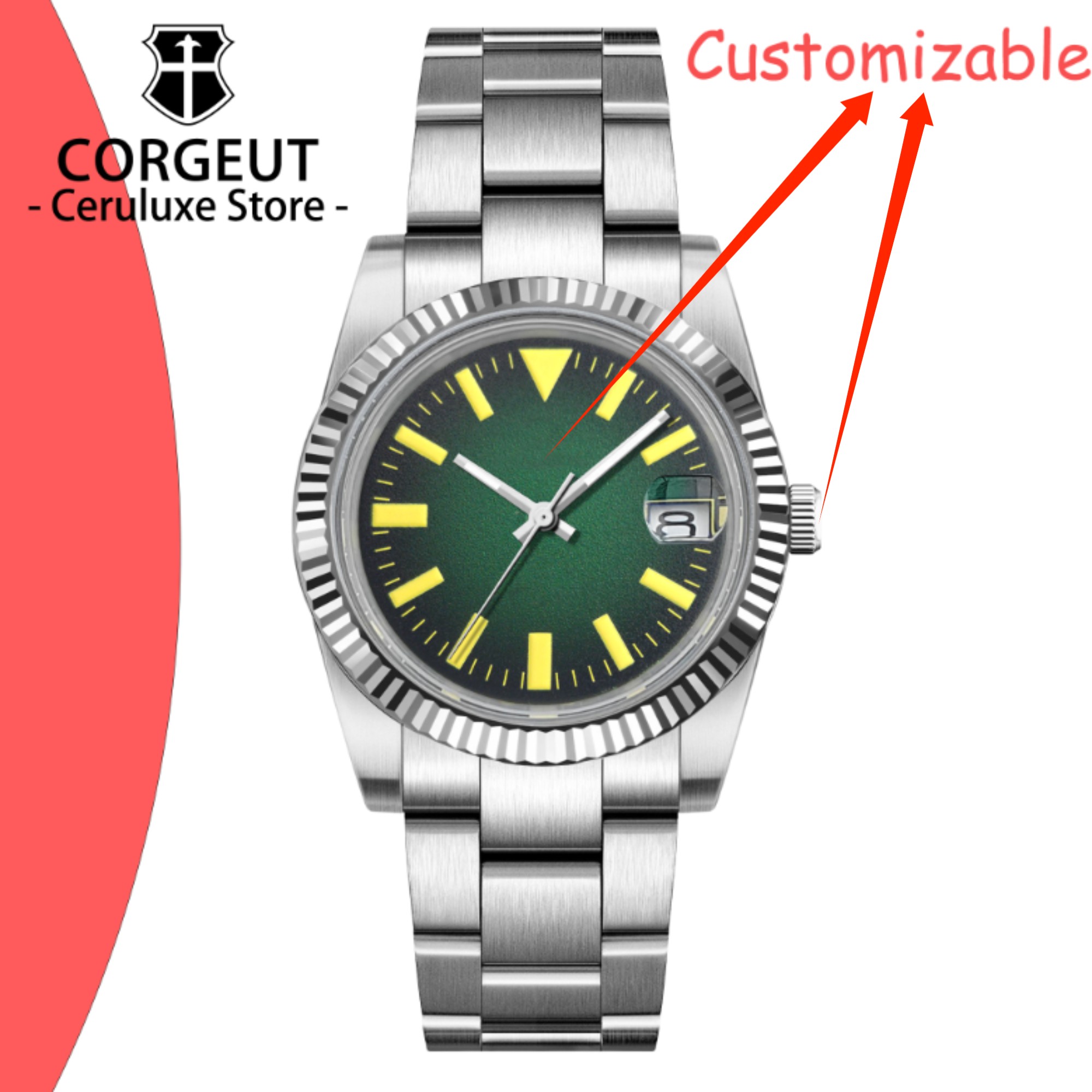 Custom Logo 36/39mm New NH35 A – Luxury Watch Wallpaper recenzja i cena