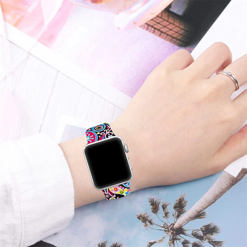 Printed band For apple watch s – Luxury Watch Apple Bands recenzja i cena