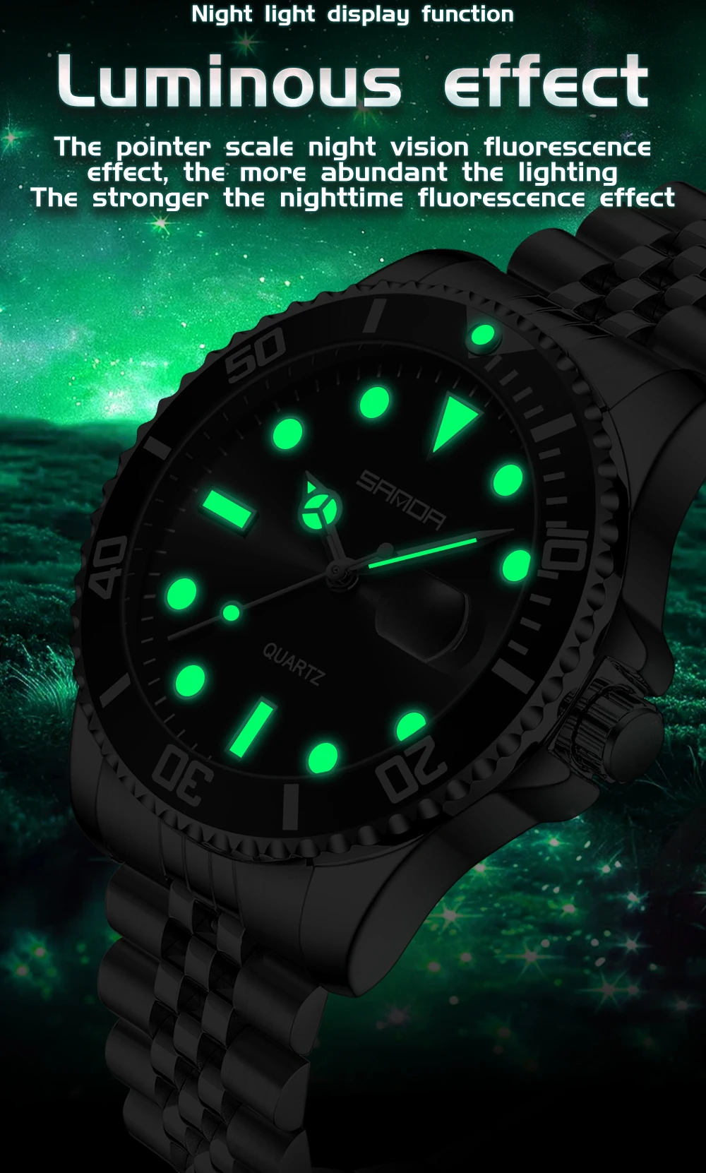 SANDA 1099 Fashion Luxury Men' – Luxury Watch Shop recenzja i cena