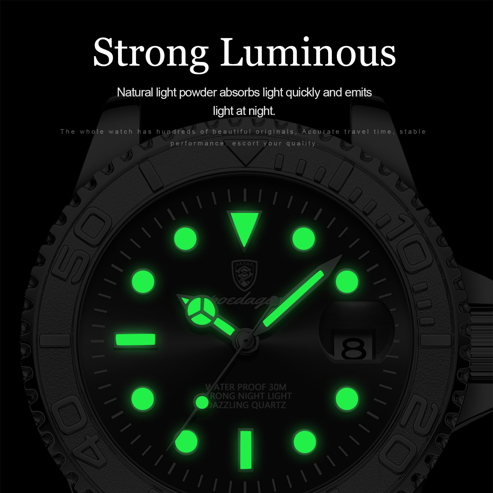 POEDAGAR Top Luxury Man Watch  – Luxury Watch Cartier recenzja i cena