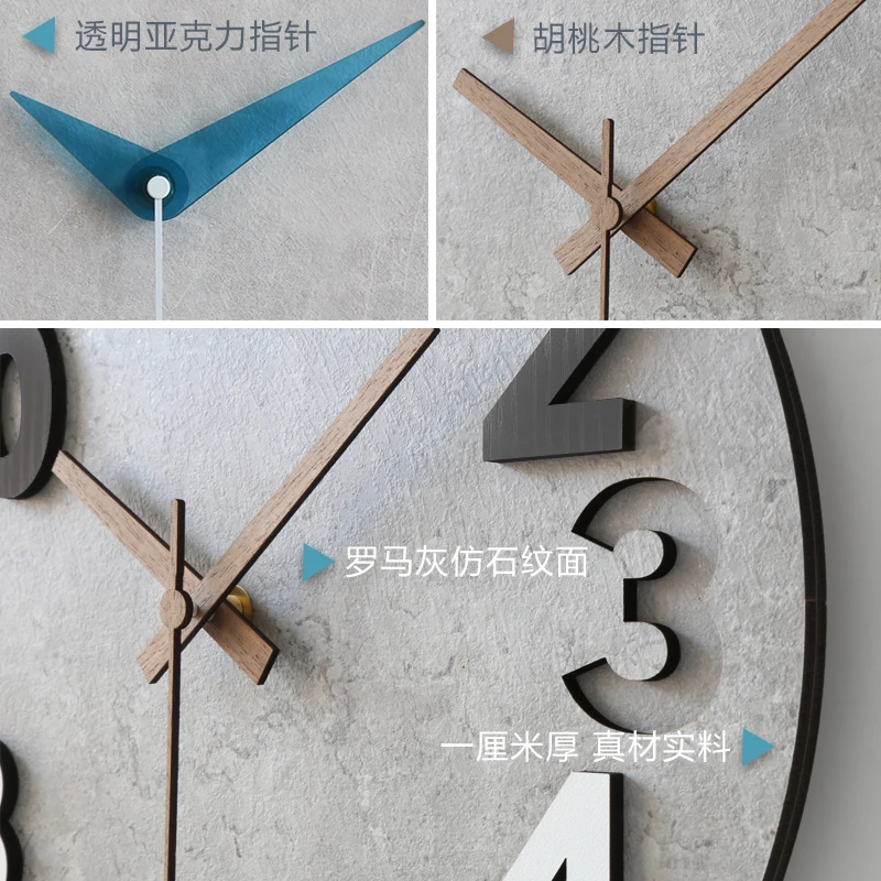 Modern 3d Wall Clock Wood Cloc – Luxury Watch Europe recenzja i cena