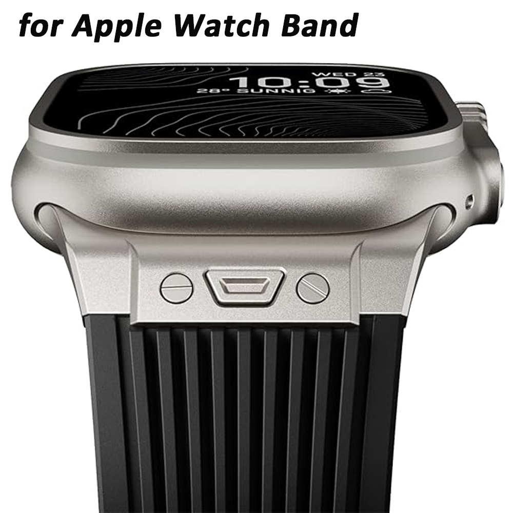 Sports Silicone Strap for Appl – Luxury Watch Apple Bands recenzja i cena