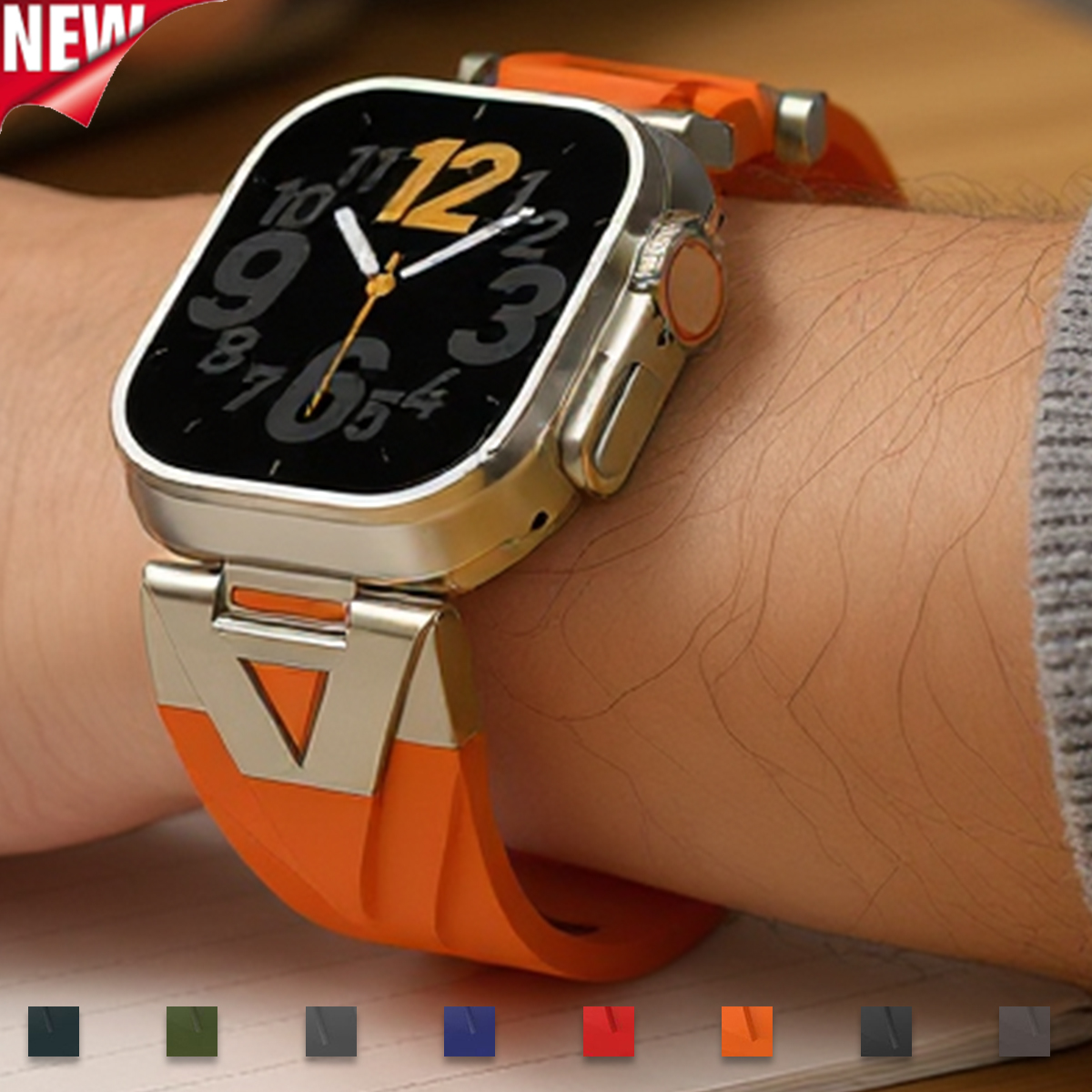For Apple Watch Band Silicone  – Luxury Watch Apple Bands recenzja i cena
