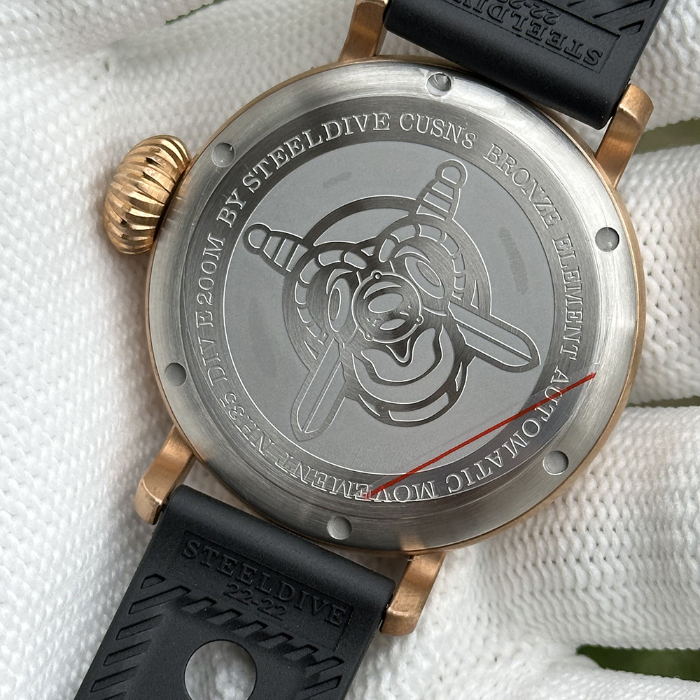 STEELDIVE Store SD1903S 46.5MM – Bronze Case Watch recenzja i cena