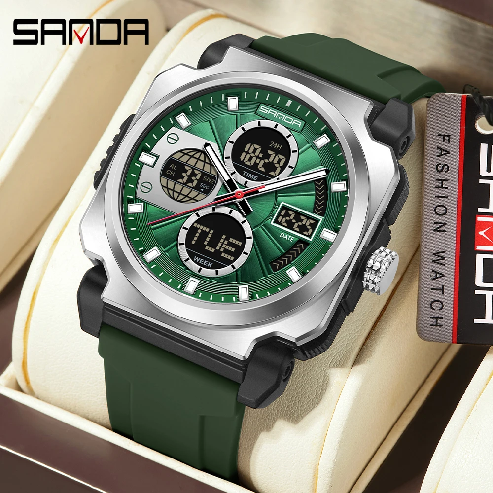 SANDA Men's Electronic Watch O – Luxury Watch Shop recenzja i cena