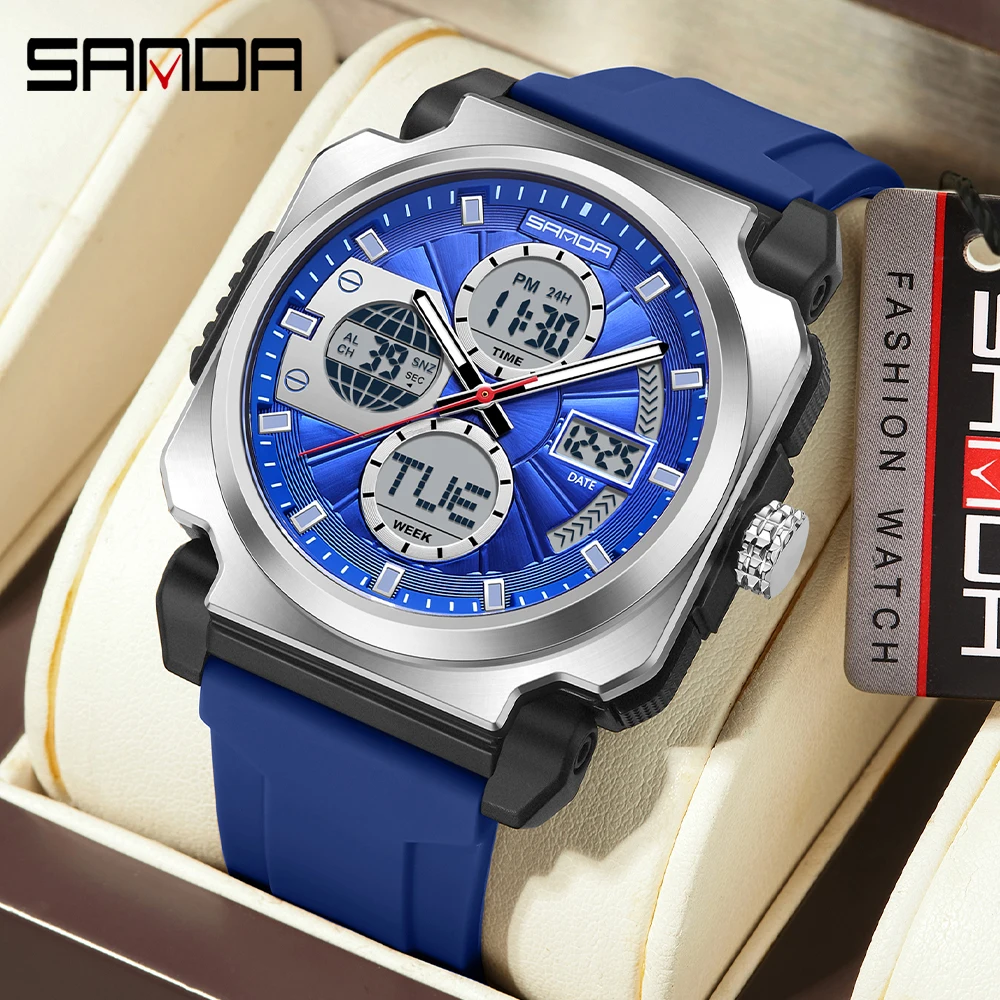 SANDA Men's Electronic Watch O – Luxury Watch Shop recenzja i cena