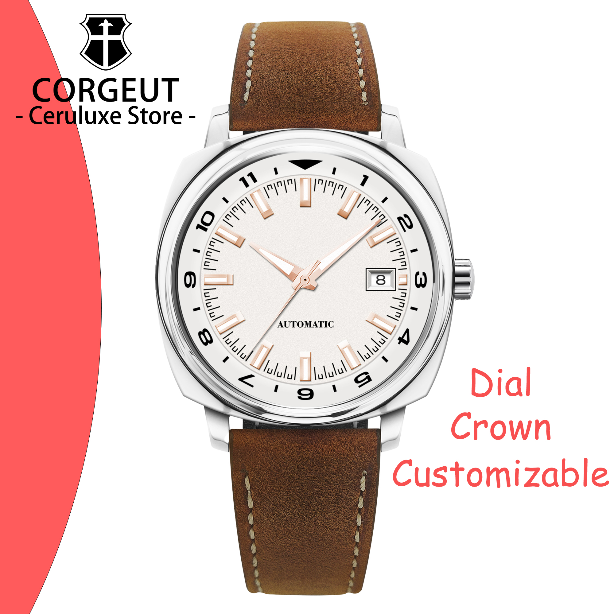 CUSTOM 42MM Stainless Steel Sa – Luxury Watch Wallpaper recenzja i cena
