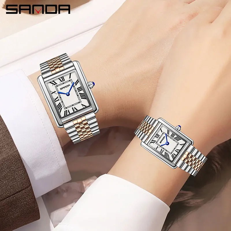 SANDA Couple Tank Quartz Watch – Luxury Watch Cartier recenzja i cena