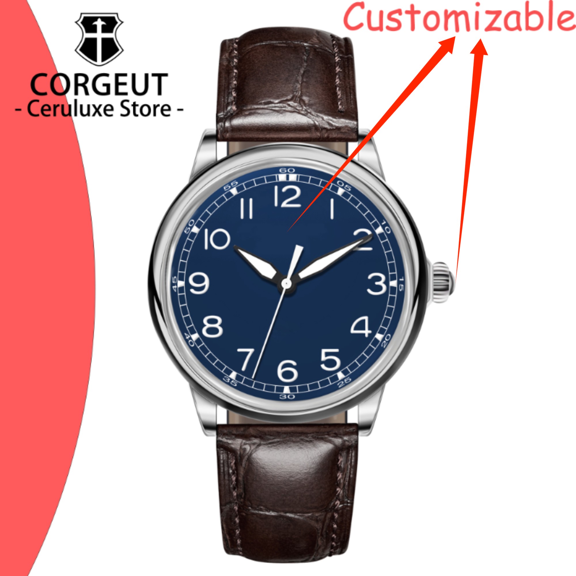CUSTOM Logo 41mm MIYOTA8215 Au – Luxury Watch Wallpaper recenzja i cena
